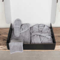 cadeaubox sauna silver L/XL