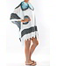 Strandtuniek Flower white blue black onesize