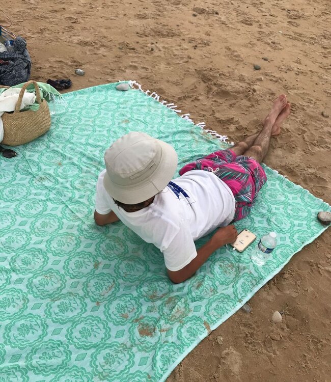 zomersprei Bloem jade 230x170cm