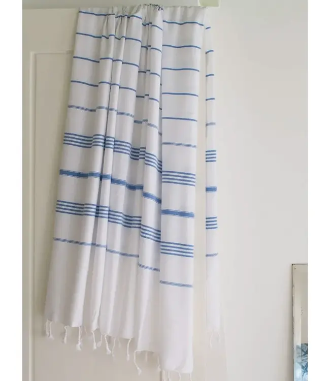 hammam strandlaken mediteraanblauw 220x160cm