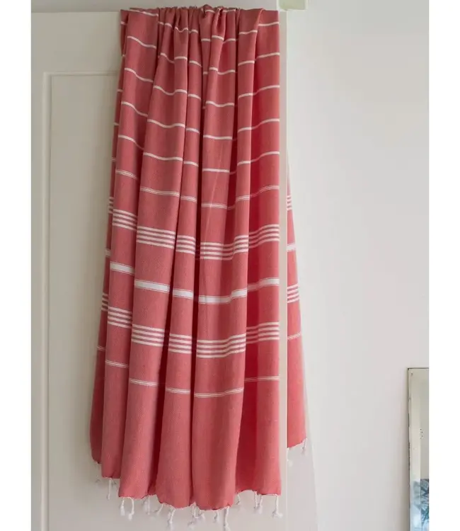 hammam strandlaken steenrood 220x160cm