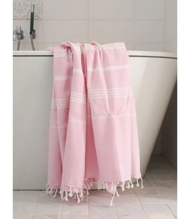 hammam strandlaken roze 220x160cm
