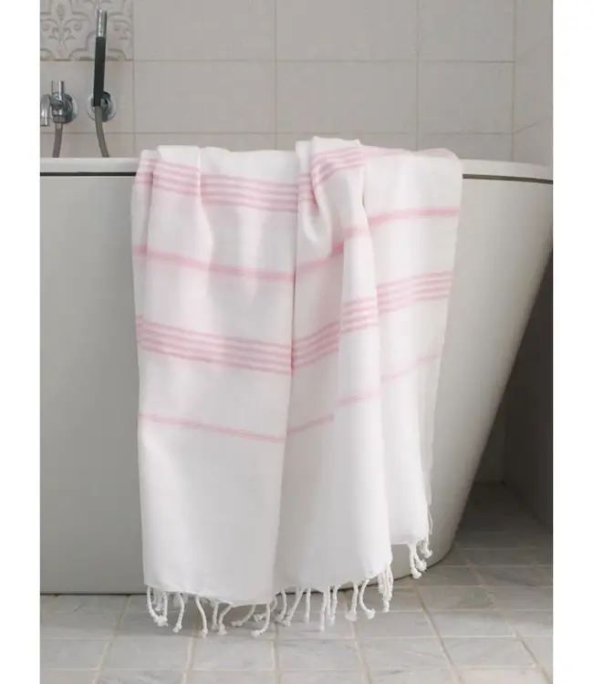 hammam strandlaken roze 220x160cm