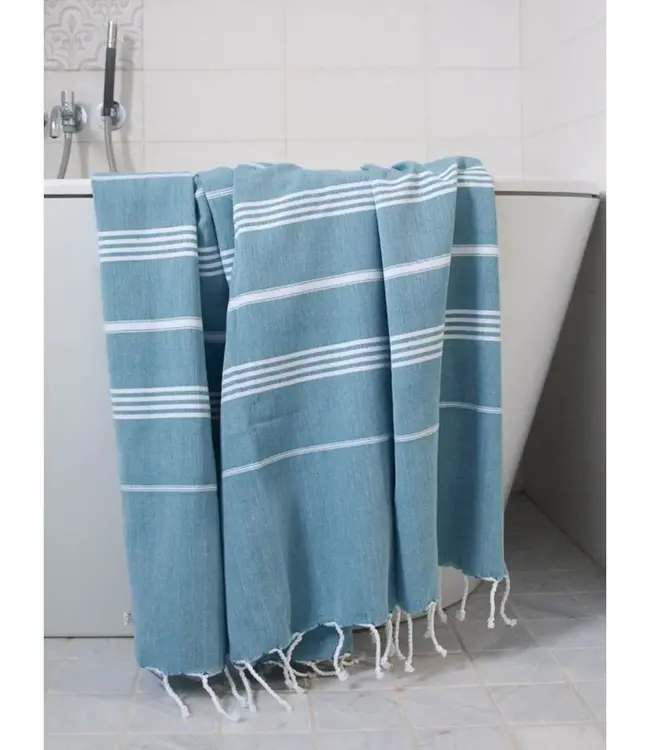 hammam strandlaken petrol 220x160cm
