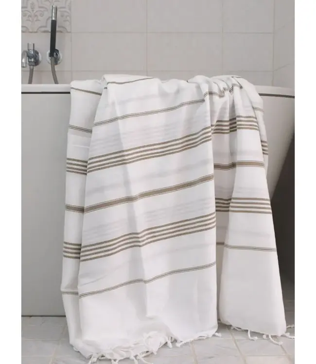 hammam strandlaken olijfgroen 220x160cm