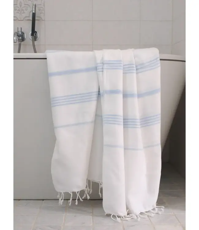 hammam strandlaken lichtblauw 220x160cm