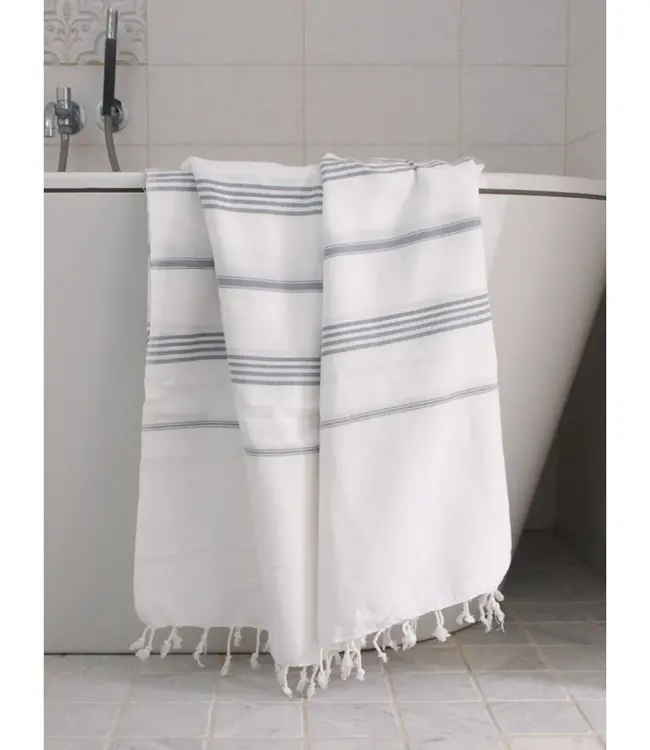 hammam strandlaken grijs 220x160cm