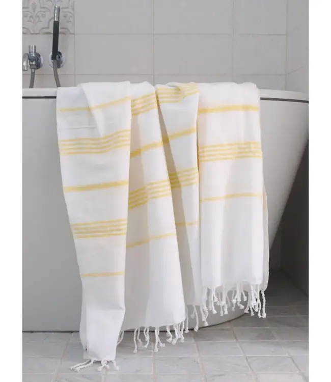 hammam strandlaken geel 220x160cm