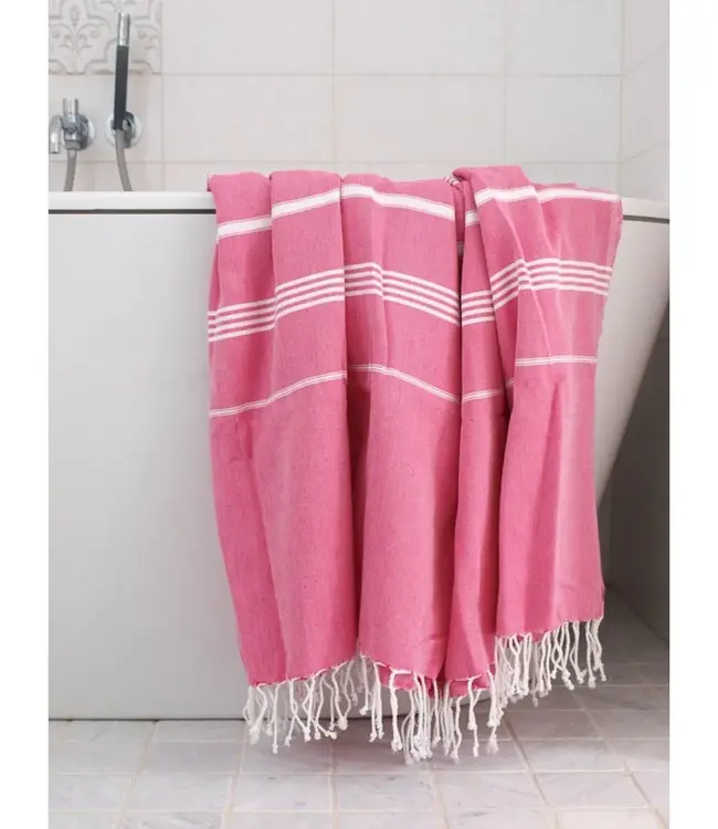 hammam strandlaken fuchsia 220x160cm