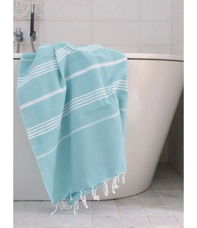 hammam strandlaken donkerzeegroen 220x160cm