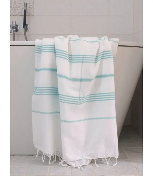 hammam strandlaken donkerzeegroen 220x160cm