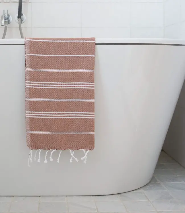 hamam handdoek bruin 100x50cm
