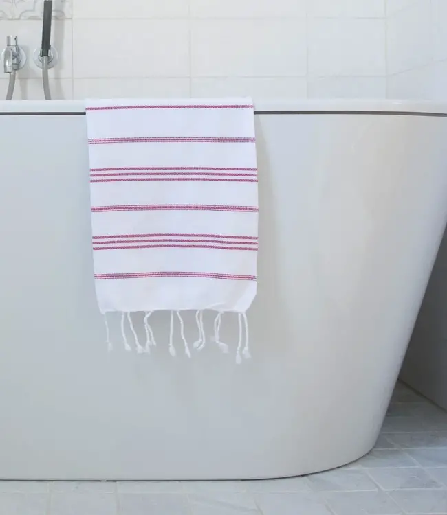 hamam handdoek cerise 100x50cm
