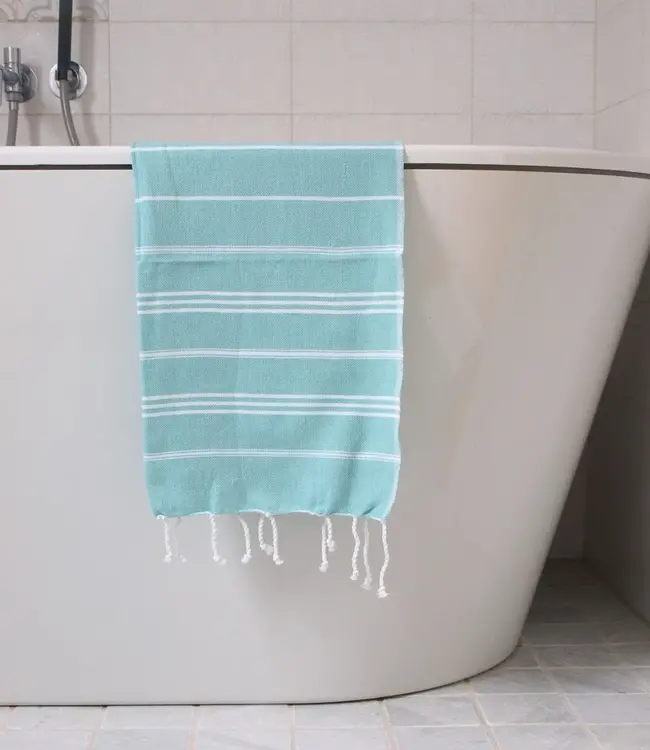 hamam handdoek donkerzeegroen 100x50cm