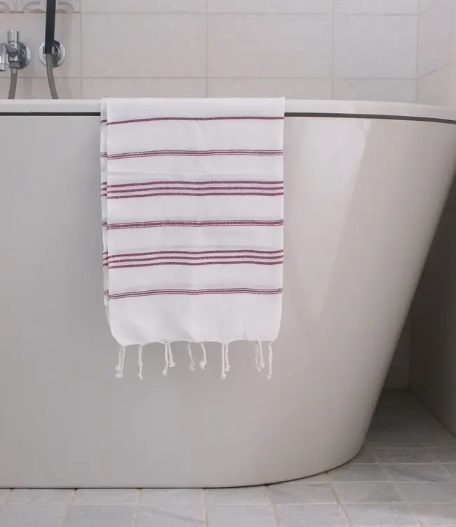 hamam handdoek framboos 100x50cm