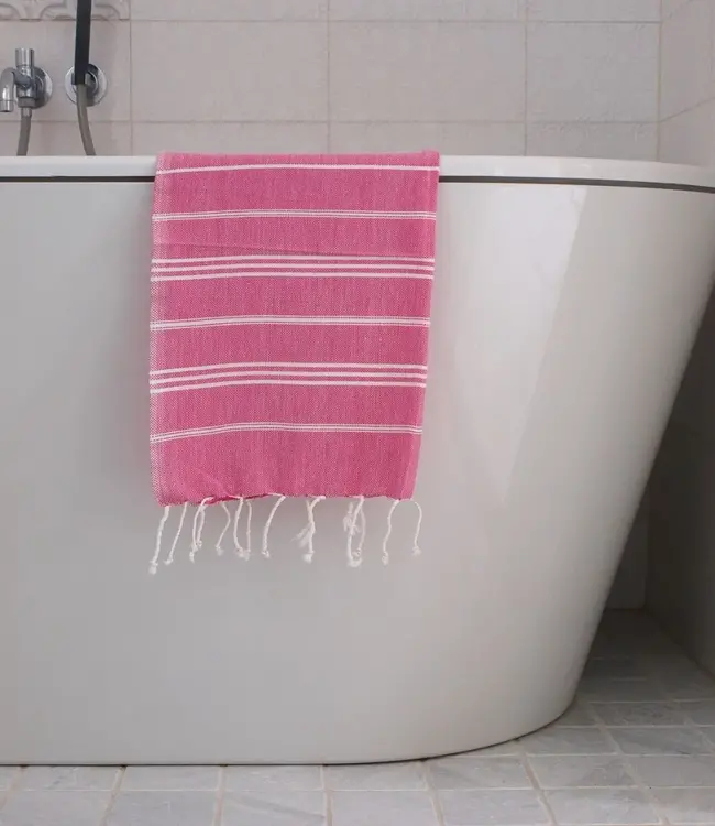 hamam handdoek fuchsia 100x50cm