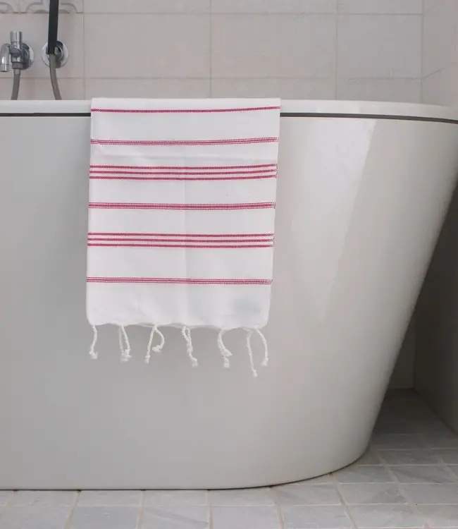 hamam handdoek fuchsia 100x50cm