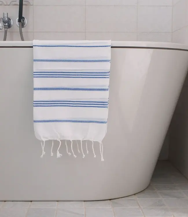 hamam handdoek grieksblauw 100x50cm