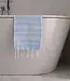 hamam handdoek lichtblauw 100x50cm