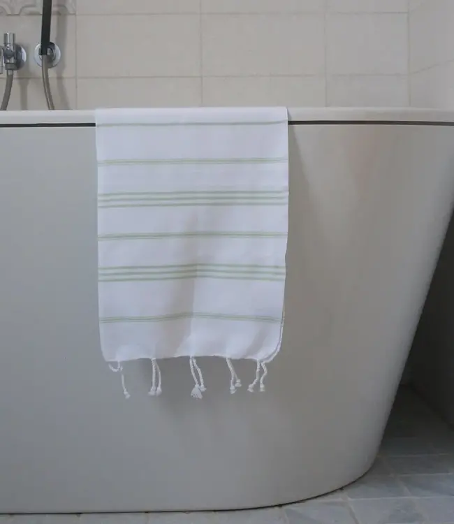 hamam handdoek lichtgroen 100x50cm