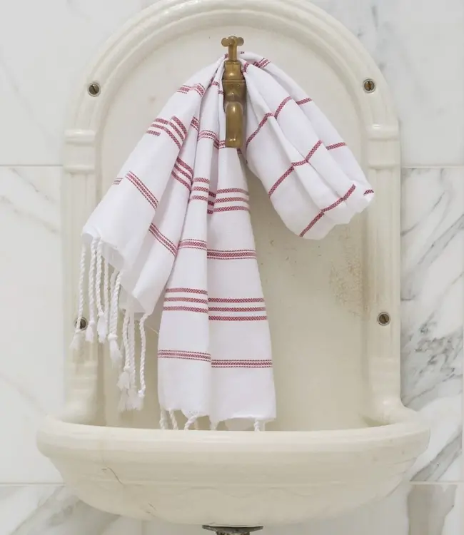 hamam handdoek bordeaux 100x50cm