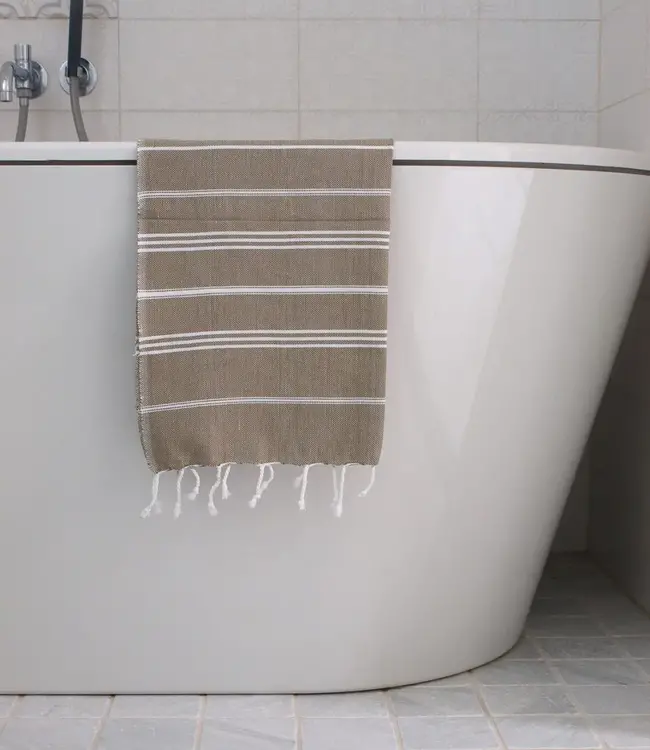 hamam handdoek olijfgroen 100x50cm