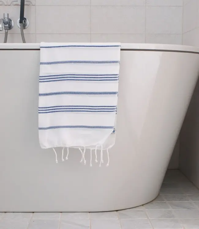 hamam handdoek parlementblauw 100x50cm