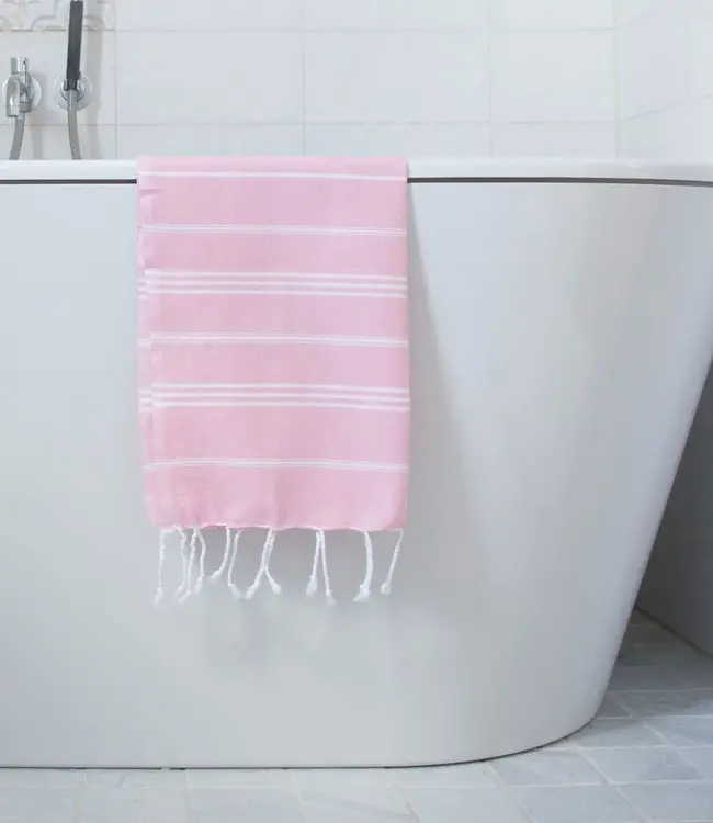 hamam handdoek roze 100x50cm