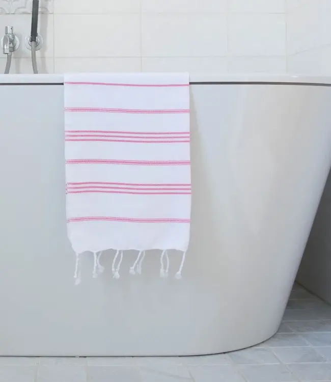 hamam handdoek sorbetroze 100x50cm