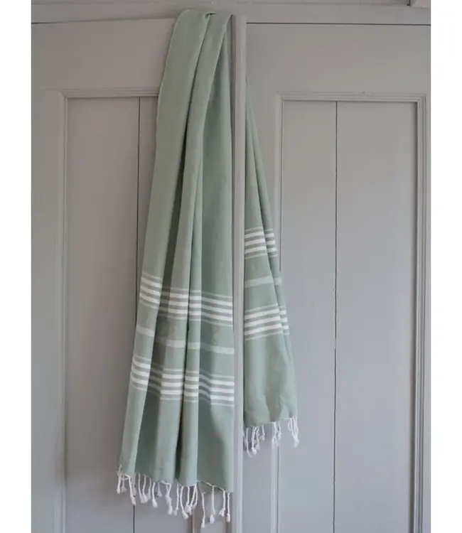 hamamdoek XL grijsgroen 210x100cm