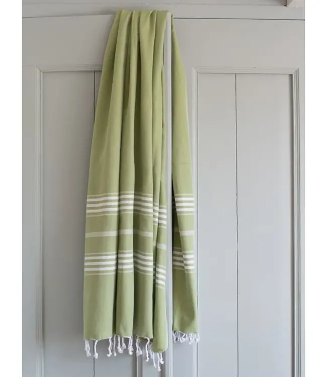 hamamdoek XL mosgroen 210x100cm
