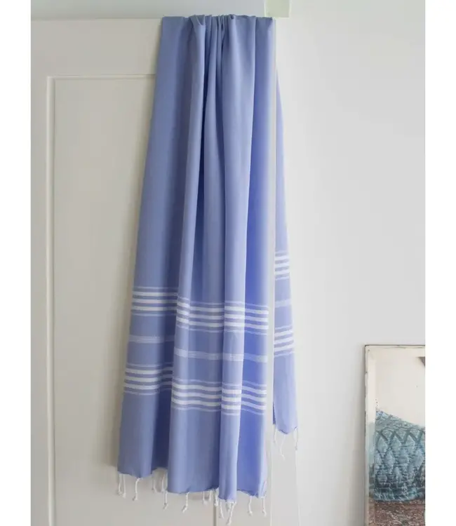 hamamdoek XL lavendelblauw 210x100cm