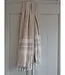 hamamdoek XL grijsbeige 210x100cm
