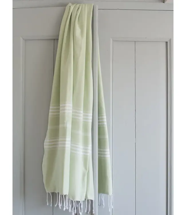 hamamdoek XL lichtgroen 210x100cm