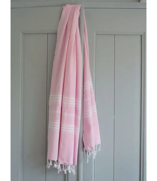 hamamdoek XL roze 210x100cm