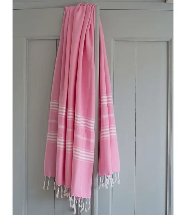 hamamdoek XL sorbetroze 210x100cm