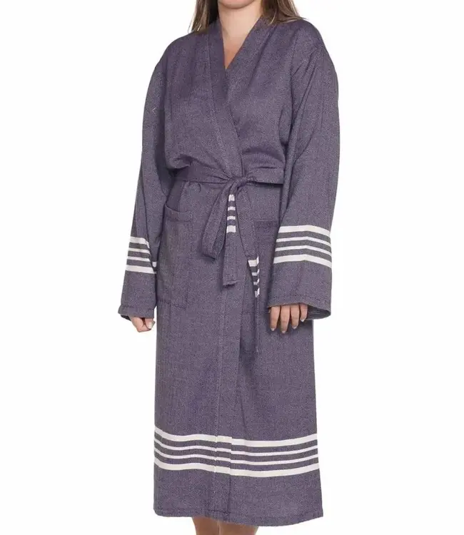 hamam badjas Krem Sultan dark purple