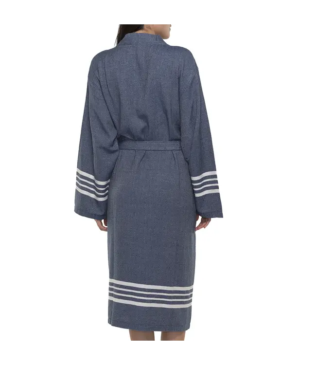 hamam badjas Krem Sultan navy