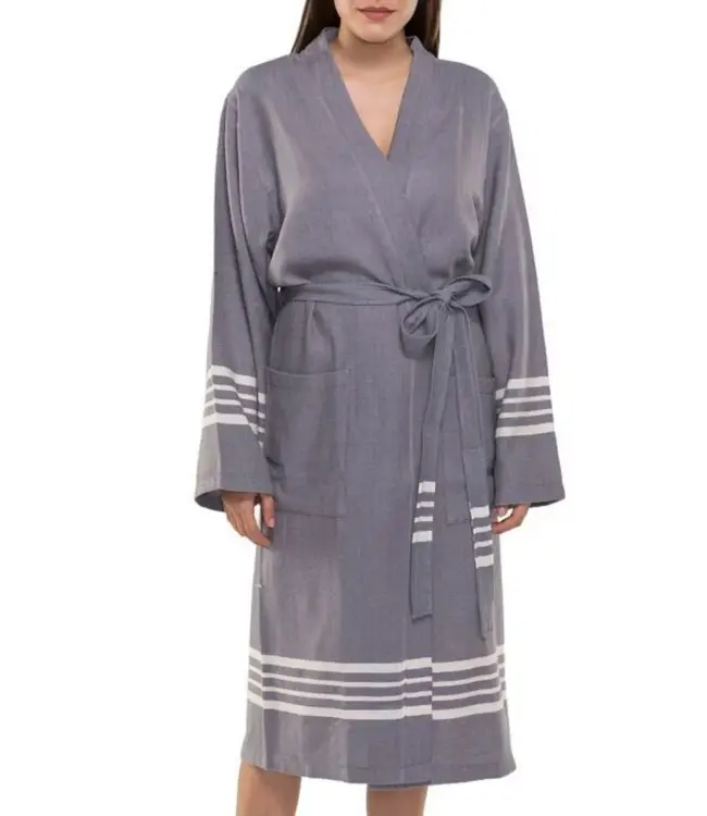 hamam badjas Krem Sultan dark grey