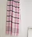 Ottomania 2 kleuren hamamdoek roze/zwart