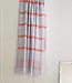 2 kleuren hamamdoek lichtblauw/mandarijn 170x100cm
