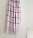 2 kleuren hamamdoek lichtblauw/mandarijn 170x100cm