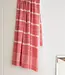 Ottomania 2 kleuren hamamdoek steenrood/roze