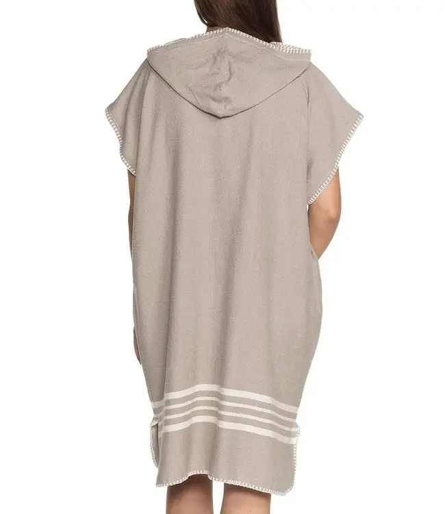 strandponcho Sultan taupe