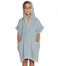 strandponcho ZigZag air blue