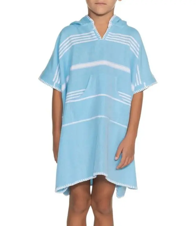 kids zwemponcho Leyla turquoise