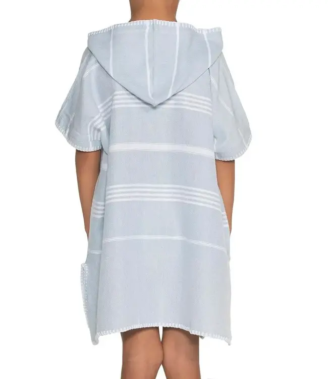 kids zwemponcho Leyla light blue