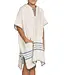 kinder strandponcho natural air blue