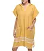 Lalay strandponcho Sultan mustard yellow