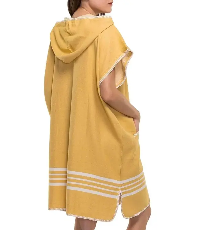 strandponcho Sultan mustard yellow